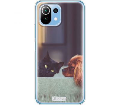 Чохол для Xiaomi Mi 11 Lite MixCase кіт і собака