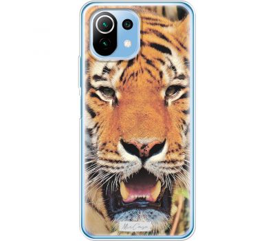 Чохол для Xiaomi Mi 11 Lite MixCase тварини тварини паща тигр