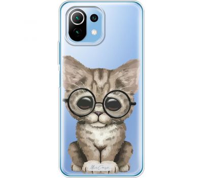 Чохол для Xiaomi Mi 11 Lite MixCase MixCase тварини кошеня в о