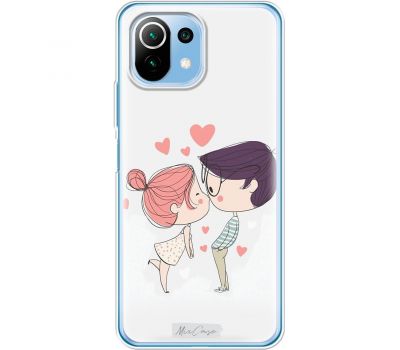Чохол для Xiaomi Mi 11 Lite Mixcase для закоханих поцілунок