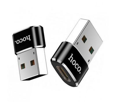 Перехідник Hoco UA6 USB to Type-C чорний 2835670