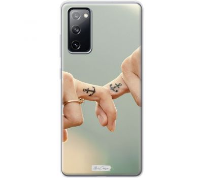 Чохол для Samsung Galaxy S20 FE (G780) Mixcase для закоханих пара з тату