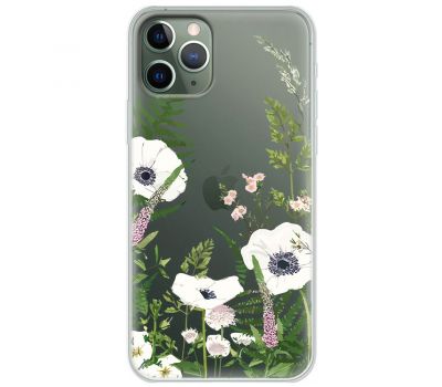 Чохол для iPhone 11 Pro Mixcase квіти білі квіти лісові трави