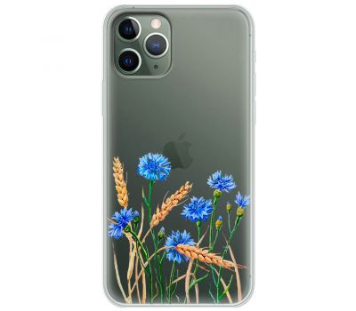 Чохол для iPhone 11 Pro Mixcase квіти волошки в пшениці