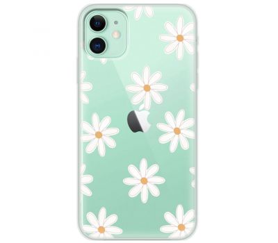 Чохол для iPhone 12 Mixcase квіти патерн ромашок