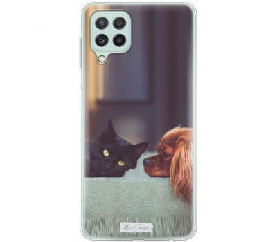 Чохол для Samsung Galaxy A22 (A225) / M32 (M325) MixCase тварини кіт та собака