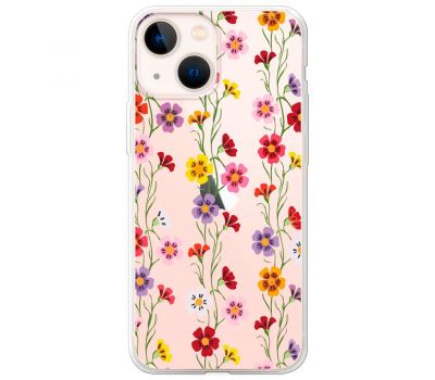 Чохол для iPhone 13 mini Mixcase квіти патерн квіткових ліан