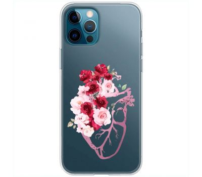 Чохол для iPhone 12 Pro Mixcase квіти серце поросло квітами