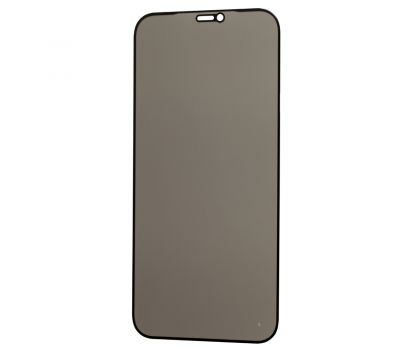 Захисне скло для iPhone 12 Pro Max Full Glue Anti-Spy чорне