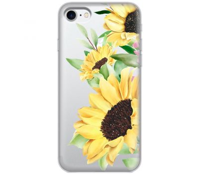 Чохол для iPhone 7/8 Mixcase квіти великі соняшники