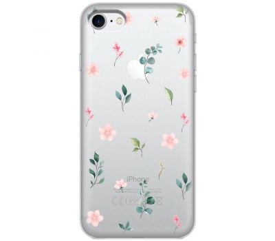 Чохол для iPhone 7 / 8 Mixcase квіти візерунок квіти гілки евкаліпт