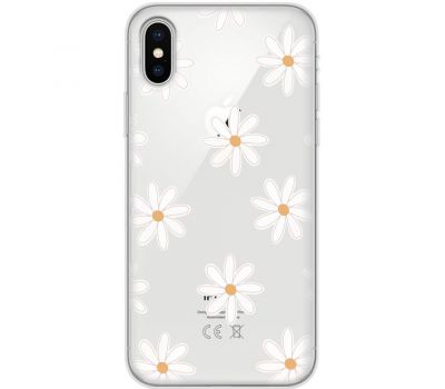 Чохол для iPhone Xs Max Mixcase квіти патерн ромашок