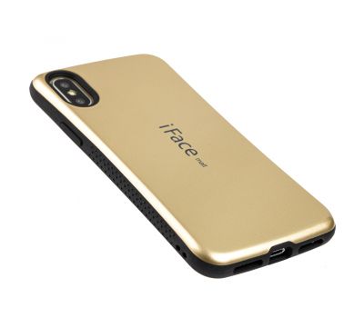 Чохол протиударний для iPhone X/Xs iFace золотистий 2839856