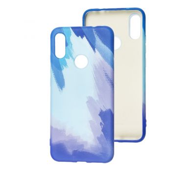 Чохол для Xiaomi Redmi Note 7 / 7 Pro Wave Watercolor blue
