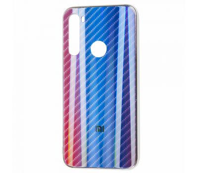 Чохол для Xiaomi Redmi Note 8 Carbon Gradient Hologram синій