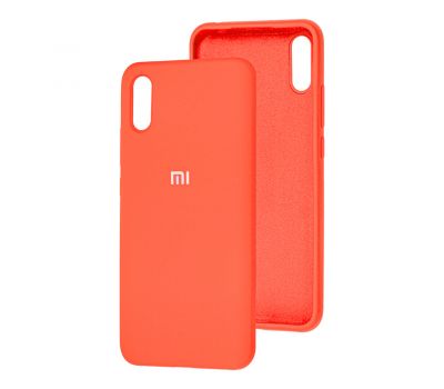 Чохол для Xiaomi Redmi 9A Silicone Full помаранчевий
