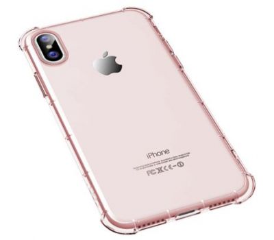 Чохол для Apple iPhone X / Xs Rock Fence S рожевий 2841927