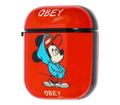 Чохол для AirPods Young Style Mickey Mouse червоний 2841010