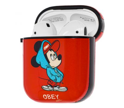 Чохол для AirPods Young Style Mickey Mouse червоний
