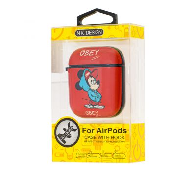 Чохол для AirPods Young Style Mickey Mouse червоний 2841011