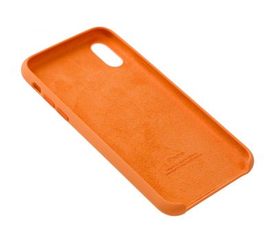 Чохол Silicone для iPhone X / Xs Premium case papaya 2841950