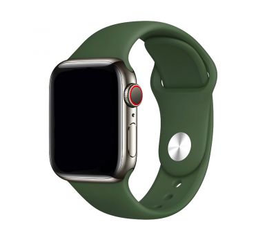 Ремінець для Apple Watch 42mm Band Silicone One-Piece оливковий