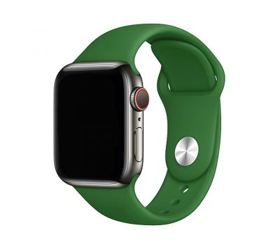 Ремінець для Apple Watch 38/40mm Band Silicone One-Piece зелений
