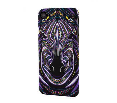 Чохол Luxo Face для iPhone 7/8 неоновий зебра фіолетовий 2842046