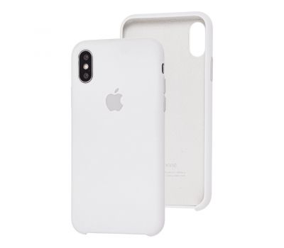 Чохол Silicone для iPhone X / Xs Premium case білий