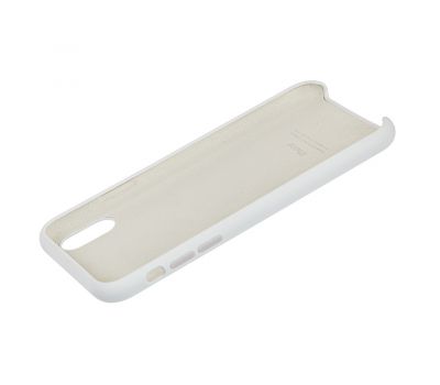 Чохол Silicone для iPhone X / Xs Premium case білий 2842433