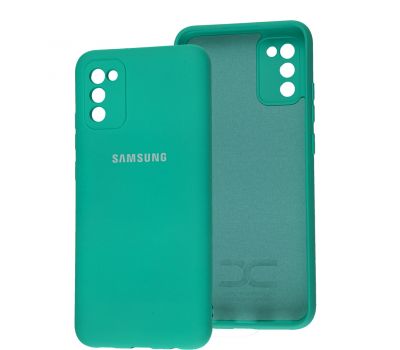 Чохол для Samsung Galaxy A02s / M02s Full camera бірюзовий / marine green 2842343