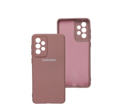 Чохол для Samsung Galaxy A73 Silicone Full camera pink sand 2844941