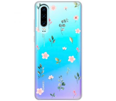 Чохол для Huawei P30 Mixcase квіти візерунок квіти гілки евкаліпт