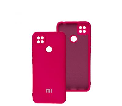 Чохол для Xiaomi Redmi 9C / 10A Silicone Full camera яскраво-рожевий 2846457