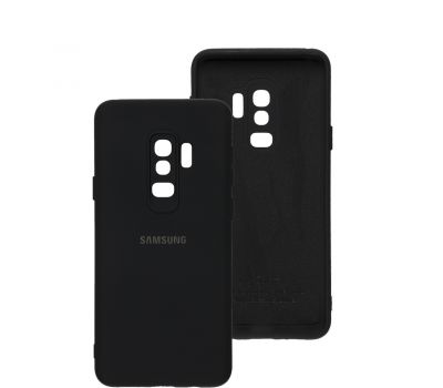 Чохол для Samsung Galaxy S9+ (G965) Silicone Full camera чорний