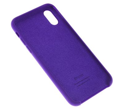 Чохол Silicone для iPhone X / Xs case фіолетовий 2846531