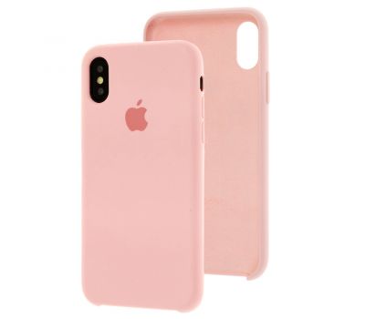 Чохол Silicone для iPhone X / Xs case light pink