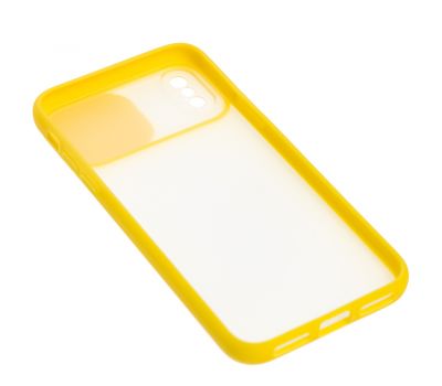 Чохол для iPhone X / Xs LikGus Camshield camera protect жовтий 2846613