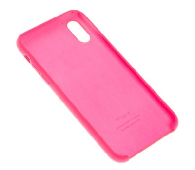 Чохол Silicone для iPhone X / Xs case shiny pink 2846535