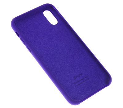 Чохол Silicone для iPhone X / Xs case shine blue 2846547