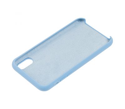 Чохол Silicone для iPhone X / Xs case блакитний / mist blue 2846517