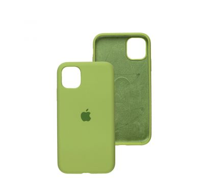 Чохол для iPhone 11 Silicone Full зелений / avocado 2849200