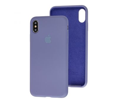 Чохол для iPhone X / Xs Slim Full lavender gray
