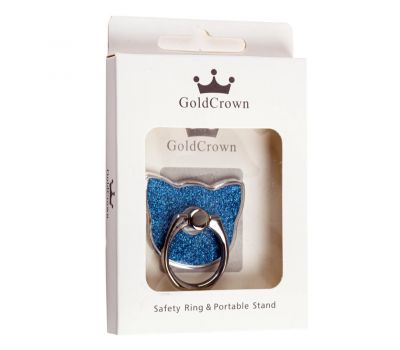 Кільце тримач Gold Crown Shining Kitty blue 2852294