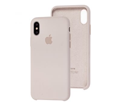 Чохол Silicone для iPhone X / Xs Premium case stone