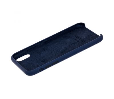 Чохол Silicone для iPhone X / Xs Premium case midnight blue 2852987