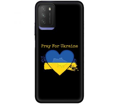 Чохол для Xiaomi Poco M3 MixCase патріотичні pray for Ukraine