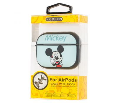 Чохол для AirPods Pro Young Style Mickey Mouse блакитний 2856415