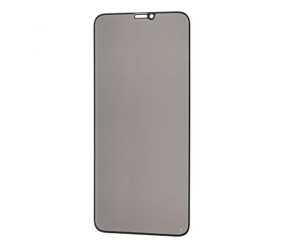 Захисне скло для iPhone Xr/11 Full Glue анти-шпигун чорне