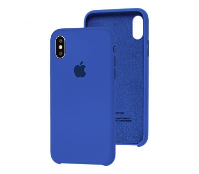 Чохол Silicone для iPhone X / Xs Premium case delft blue